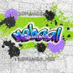 nehaal in Graffiti Grunge style - 3D name wallpaper