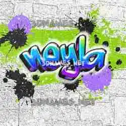 neyla in Graffiti Grunge style - 3D name wallpaper