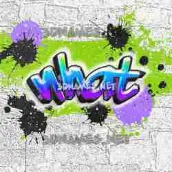nhat in Graffiti Grunge style - 3D name wallpaper
