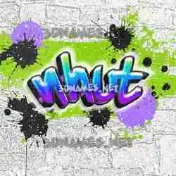 nhut in Graffiti Grunge style - 3D name wallpaper