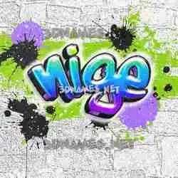 nige in Graffiti Grunge style - 3D name wallpaper