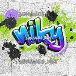 niky in Graffiti Grunge style - 3D name wallpaper
