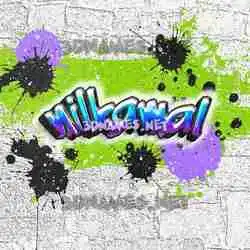 nilkamal in Graffiti Grunge style - 3D name wallpaper