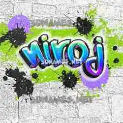 niroj in Graffiti Grunge style - 3D name wallpaper