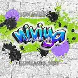 niviya in Graffiti Grunge style - 3D name wallpaper