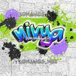 nivya in Graffiti Grunge style - 3D name wallpaper