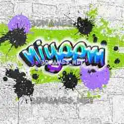 niyeem in Graffiti Grunge style - 3D name wallpaper