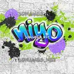 niyo in Graffiti Grunge style - 3D name wallpaper