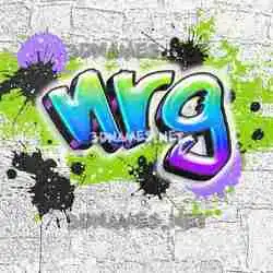 nrg in Graffiti Grunge style - 3D name wallpaper