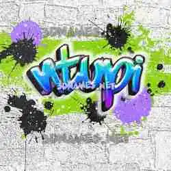 ntupi in Graffiti Grunge style - 3D name wallpaper