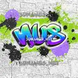 nus in Graffiti Grunge style - 3D name wallpaper