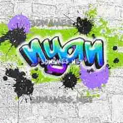 nyan in Graffiti Grunge style - 3D name wallpaper