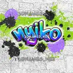 nyiko in Graffiti Grunge style - 3D name wallpaper