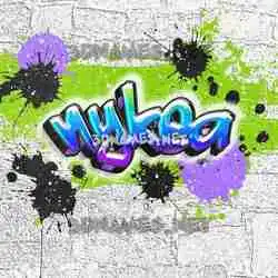 nykea in Graffiti Grunge style - 3D name wallpaper