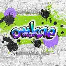 omkae in Graffiti Grunge style - 3D name wallpaper