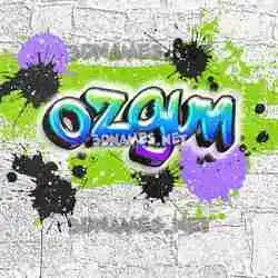 ozgun in Graffiti Grunge style - 3D name wallpaper