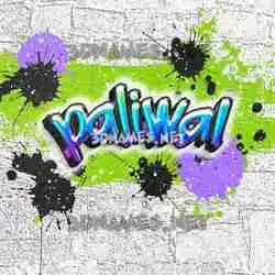 paliwal in Graffiti Grunge style - 3D name wallpaper