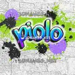 piolo in Graffiti Grunge style - 3D name wallpaper