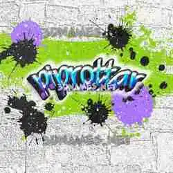 piprottar in Graffiti Grunge style - 3D name wallpaper