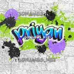 priyan in Graffiti Grunge style - 3D name wallpaper