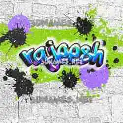 rajeesh in Graffiti Grunge style - 3D name wallpaper