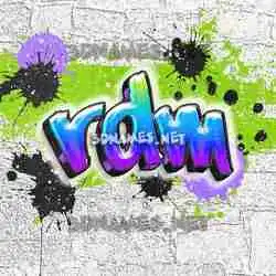 rdm in Graffiti Grunge style - 3D name wallpaper