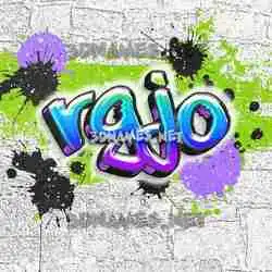 rgjo in Graffiti Grunge style - 3D name wallpaper