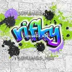 rifky in Graffiti Grunge style - 3D name wallpaper