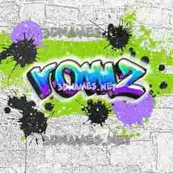 romz in Graffiti Grunge style - 3D name wallpaper
