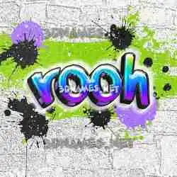rooh in Graffiti Grunge style - 3D name wallpaper
