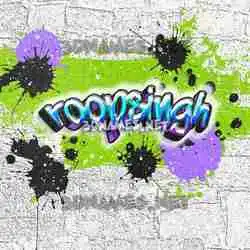 roopsingh in Graffiti Grunge style - 3D name wallpaper