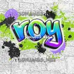 roy in Graffiti Grunge style - 3D name wallpaper