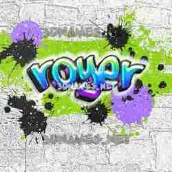royer in Graffiti Grunge style - 3D name wallpaper