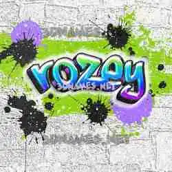 rozey in Graffiti Grunge style - 3D name wallpaper