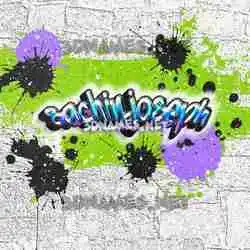 sachinjoseph in Graffiti Grunge style - 3D name wallpaper