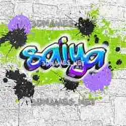 saiya in Graffiti Grunge style - 3D name wallpaper