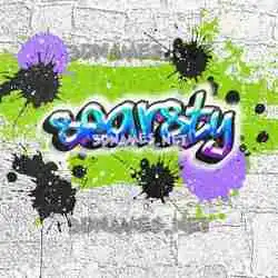 searsty in Graffiti Grunge style - 3D name wallpaper