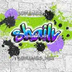 shailv in Graffiti Grunge style - 3D name wallpaper