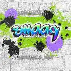 smaaq in Graffiti Grunge style - 3D name wallpaper