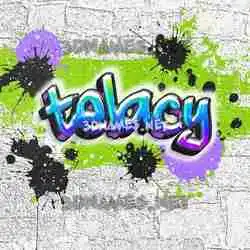 telacy in Graffiti Grunge style - 3D name wallpaper