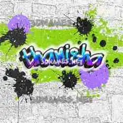 thanisha in Graffiti Grunge style - 3D name wallpaper