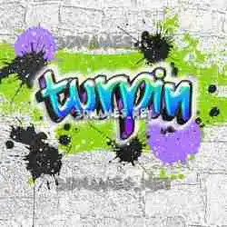 turpin in Graffiti Grunge style - 3D name wallpaper