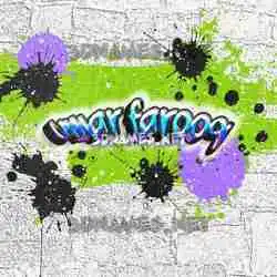 umar farooq in Graffiti Grunge style - 3D name wallpaper