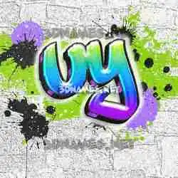 uy in Graffiti Grunge style - 3D name wallpaper