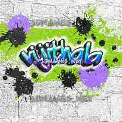 vijithala in Graffiti Grunge style - 3D name wallpaper