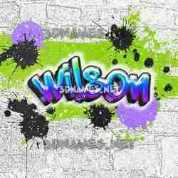 wilson in Graffiti Grunge style - 3D name wallpaper