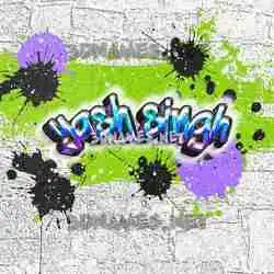 yash singh in Graffiti Grunge style - 3D name wallpaper
