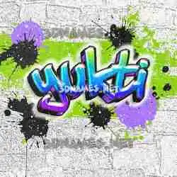 yukti in Graffiti Grunge style - 3D name wallpaper