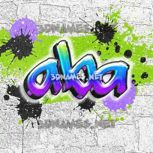 aba in Graffiti Grunge style - 3D name wallpaper aba in Graffiti Grunge style - 3D name wallpaper