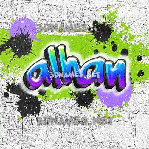 alhan in Graffiti Grunge style - 3D name wallpaper alhan in Graffiti Grunge style - 3D name wallpaper